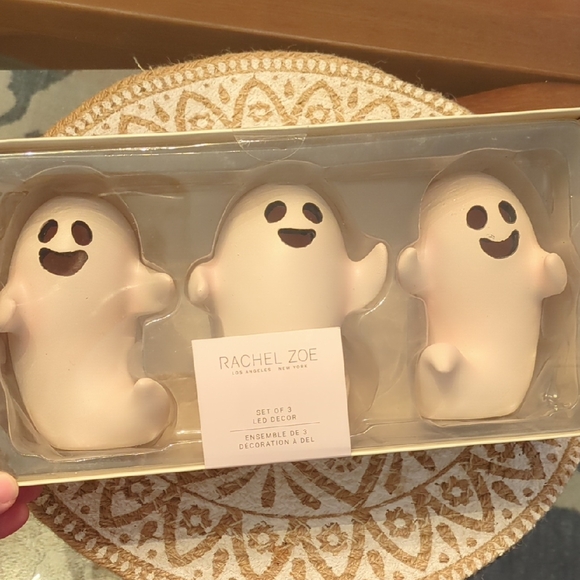 Rachel Zoe Pastel Pink Ghost LED Lights Halloween 🎃🎃🎃 NWB - Picture 1 of 5